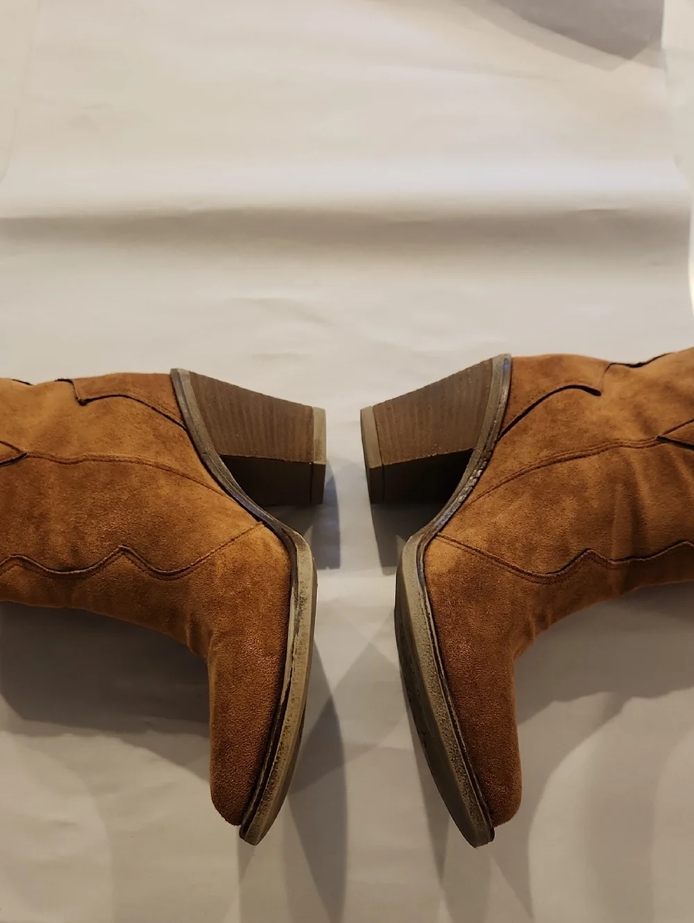 Women’s Suede Ankle Boots in Brown - Picture 8 of 8